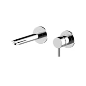 Graff M.E. 1.2 GPM Wall Mounted Widespread Bathroom Faucet Polished Chrome