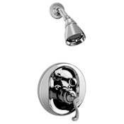 Graff Elegante Shower Only Trim Package with 2 GPM Single Function Shower Head and Lever Handle Brushed Nickel