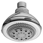Graff Universal 2 GPM Multi Function Shower Head Polished Chrome