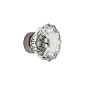 Grandeur Versailles 1-3/8" Restoration Vintage Fluted Crystal Cabinet Knob Antique Pewter