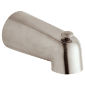 Grohe Eurodisc II Wall Mounted Tub Spout with 1/2" Slip Fit Diverter Brushed Nickel