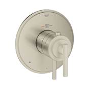 Grohe Atrio / Timeless Dual Function Thermostatic Shower Trim with Integrated Volume Control and 2-Way Diverter Brushed Nickel