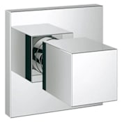 Grohe Eurocube Volume Control Valve Trim Only with Knob Handle Starlight Chrome