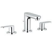 Grohe Eurosmart 8-Inch Widespread 2-Handle S-Size Bathroom Faucet 1.2 GPM Starlight Chrome