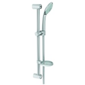 Grohe Euphoria Multi-Function Hand Shower Package with DreamSpray and SpeedClean Technology - Includes Slide Bar, Hose and Bracket Starlight Chrome