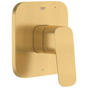 Grohe Cubeo Pressure Balanced Valve Trim Only with Single Lever Handle - Less Rough In Brushed Cool Sunrise