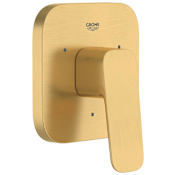 Grohe Cubeo Single Handle 3 Function Diverter Valve Trim - Less Valve Brushed Cool Sunrise