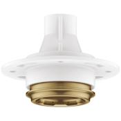 Grohe Rainshower Single Function Round Metal and Plastic Pure Nozzle Brushed Cool Sunrise