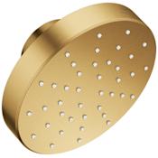 Grohe Rainshower 1.75 GPM Single Function Shower Head with Aqua Booster Brushed Cool Sunrise