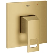 Grohe Eurocube Pressure Balanced Valve Trim Only with Single Lever Handle - Less Rough In Brushed Cool Sunrise