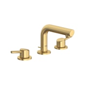 Grohe Concetto 1.2 GPM 8" Widespread Double Handle Bathroom Faucet with SilkMove, EcoJoy, and QuickFix Technologies (Includes Metal Pop-Up Drain) Brushed Cool Sunrise