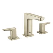 Grohe Tallinn 1.2 GPM Widespread Bathroom Faucet with Pop-Up Drain Assembly Brushed Nickel Infinity