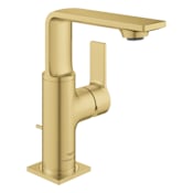 Grohe Allure New 1.2 GPM Single Hole Bathroom Faucet with Pop-Up Drain Assembly Brushed Cool Sunrise