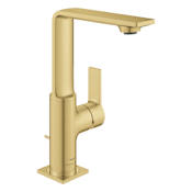 Grohe Allure New 1.2 GPM Single Hole Bathroom Faucet with Pop-Up Drain Assembly and QuickFix Technology Brushed Cool Sunrise