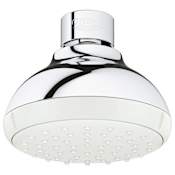 Grohe Tempesta 1.5 GPM Single Function Rain Shower Head Starlight Chrome