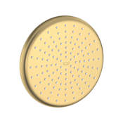 Grohe Tempesta 1.8 GPM Rain Shower Head with EcoJoy, DreamSpray, and SpeedClean Brushed Cool Sunrise