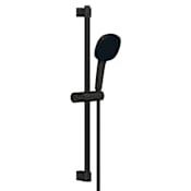 Grohe Tempesta Shower System with Hand Shower, Slide Bar, and Hose Matte Black