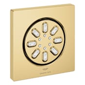 Grohe Rainshower 2 Function Square Body Spray Brushed Cool Sunrise