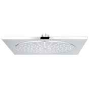 Grohe Rainshower 2.5 GPM Single Function Rain Shower Head Starlight Chrome