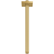 Grohe Rainshower 12" Ceiling Mounted Shower Arm with Square Flange Brushed Cool Sunrise