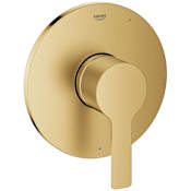 Grohe Lineare Pressure Balanced Valve Trim Only with Single Lever Handle - Less Rough In Brushed Cool Sunrise