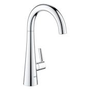 Grohe Zedra 1.75 GPM Single Hole Cold Water Dispenser - Less Filter Starlight Chrome