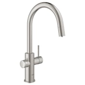 Grohe Blue 2.0 1.75 GPM Single Hole Pull Out Kitchen Faucet and Cooling Unit for Chilled and Sparkling Water SuperSteel