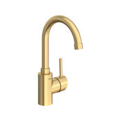 Grohe Concetto 1.5 GPM Bar Faucet with SilkMove Brushed Cool Sunrise