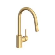 Grohe Concetto 1.75 GPM Single Hole Pull Down Kitchen Faucet Brushed Cool Sunrise