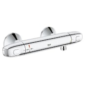 Grohe Grohtherm Thermostatic Valve and Shower Trim with 1/2" Hand Shower Outlet Chrome