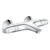 Grohe GrohTherm Thermostatic Tub Filler with Integrated Volume Control and Diverter Starlight Chrome