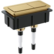 Grohe Eurocube Dual Flush Actuator Brushed Cool Sunrise