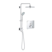 Grohe SmartControl Shower System with Shower System and Valve Trim Starlight Chrome