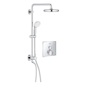 Grohe SmartControl Shower System with Shower System and Valve Trim Starlight Chrome