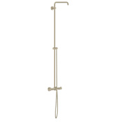 Grohe Euphoria Double Handle Thermostatic Shower System 57-15/16" Center to Center With Tub Filler - Less Shower Head and Handshower Brushed Nickel