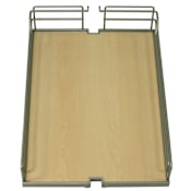 Hafele Pair of 8" x 20.375" Arena Plus Basket Pull Out Pantry Trays Champagne / Maple