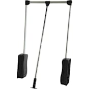 Hafele Hafele 26 LBS Capacity Steel Armed Wardrobe Lift Chrome / Black