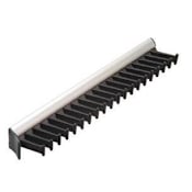 Hafele Synergy Tie Rack with 3/4 Extension Slide Matte Nickel