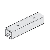 Hafele EKU 8-Foot 2.5-Inch Long Aluminum Single Upper Running Track for Top Hung Sliding Doors Aluminum