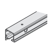 Hafele EKU 19-Foot 8-Inch Long Aluminum Single Upper Running Track for Top Hung Sliding Doors Aluminum