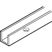 Hafele HAWA Bifold 19-Foot 8-Inch Aluminum Lower Guide Channel for 88 Lb. Sliding / Folding Doors Aluminum
