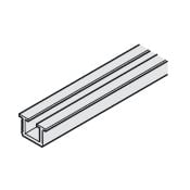 Hafele EKU Divido 11-Foot 6-Inch Long Single Lower Recessed Running Track for Bottom Sliding 176 Lb. Door Aluminum