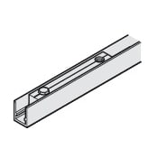 Hafele HAWA Carrier Profile with Suspension Plates and Set Screw for 352 Lb. Wood Door N/A