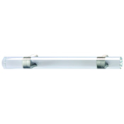Hafele 5-1/16 Inch Center to Center Bar Cabinet Pull Clear Glass