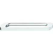 Hafele Nouveau 6-5/16 Inch Center to Center Handle Cabinet Pull Polished Chrome