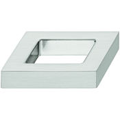 Hafele Nouveau 1-1/4 Inch Center to Center Handle Cabinet Pull Brushed Nickel