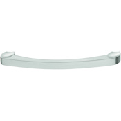 Hafele Nouveau 6-5/16 Inch Center to Center Handle Cabinet Pull Brushed Nickel