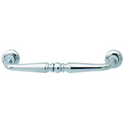 Hafele Windsor 3-3/4 Inch Center to Center Handle Cabinet Pull Polished Chrome
