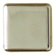 Hafele Georgia 1-1/4 Inch Square Cabinet Knob Brushed Nickel