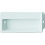Hafele 3 Inch Center to Center Flush Cabinet Pull White